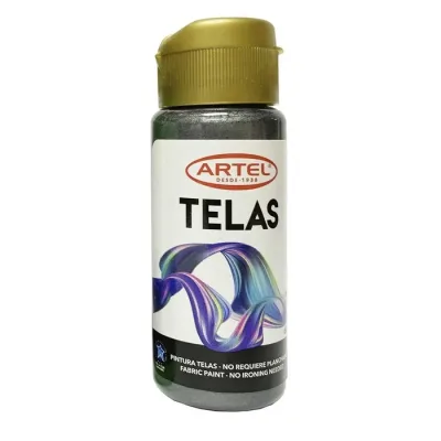 Pintura Telas Artel 100 Cc. Negro1