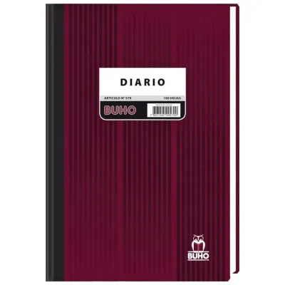 Libro Contab. Diario 100 Hojas Buho1