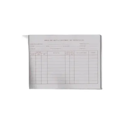 Libreta Bitacora Control Vehiculos Rem X 1001