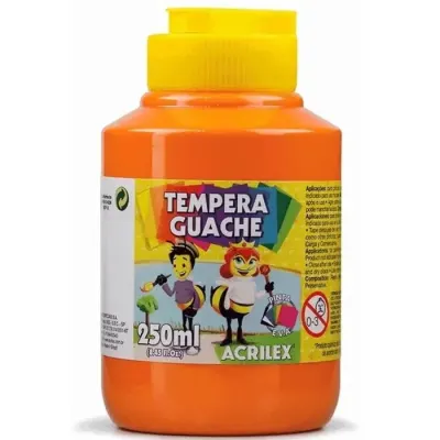 Tempera 250 Ml Gauche Naranjo Acrilex1