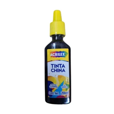 Tinta China Negra 20 Ml Acrilex1