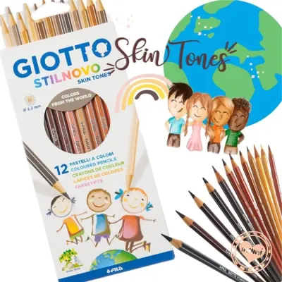 Lapices 12 Col. Stilnovo Skin Tones Giotto1