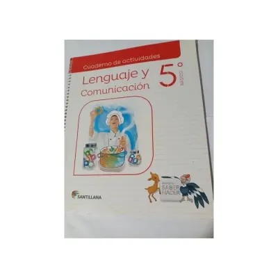 Libro Cuaderno De Actividades Lenguaje Y Comunicacion 5°Basico - Edit. Santillana1