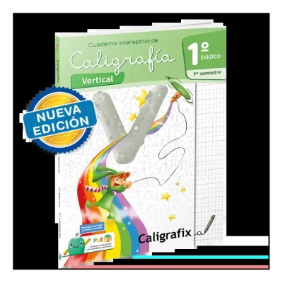 Cuaderno Caligrafia 1° Basico 1° Semestre Vertical Caligrafix1