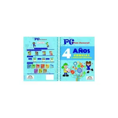 Libro Pg (Plan General) Ciencias Y Formacion Personal 4 Años - Edic. Mis Logros1