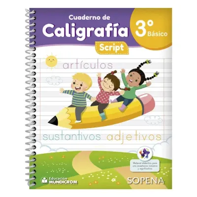 Cuaderno Caligrafia 3° Basico Horizontal Sopena1