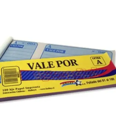 Talonario Halley Vale1