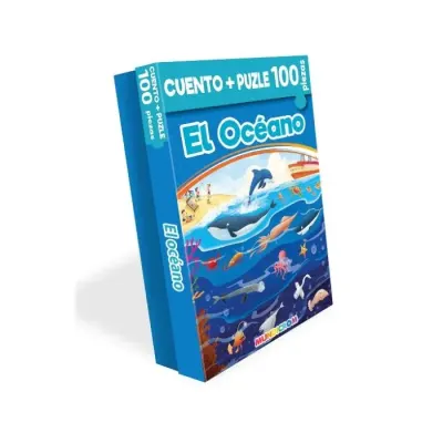 El Oceano 100 Pzs Col. Cuento+Puzzle Mundicrom1