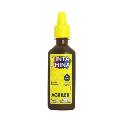 Tinta China Marron (Cafe) 20 Ml Acrilex1