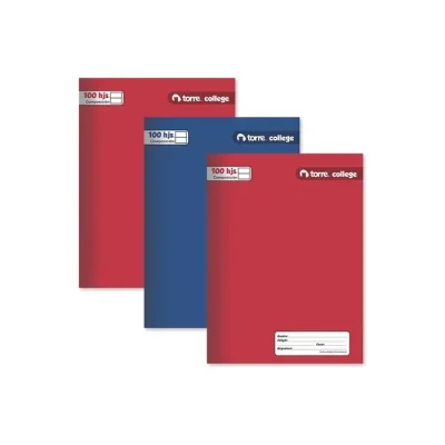 Cuaderno College Composicion 100 Hojas Torre1
