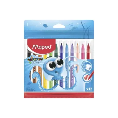 Marcador 12 Col. Pulpo Maped1