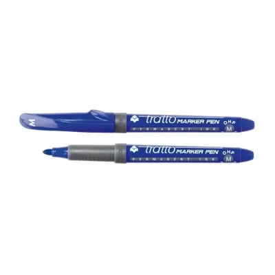 Marcador Azul Perm. Cd Marker M Tratto1