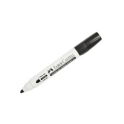 Marcador Negro Pizarra Punta Redonda Faber Castell1