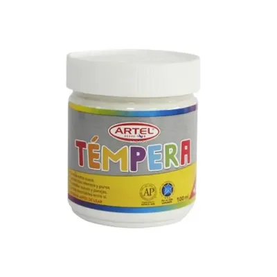 Tempera 100 Cc Blanco Artel1