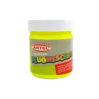 Tempera 100 Cc Fluores. Amarillo Artel1