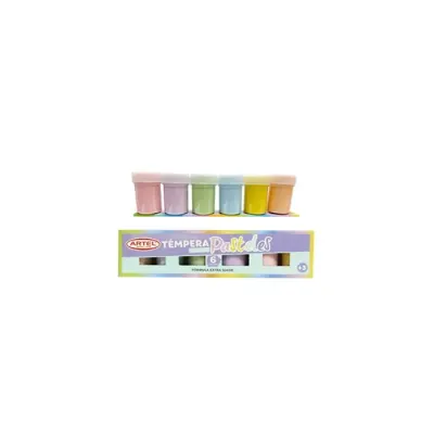 Tempera 6 Col. Pastel Artel1
