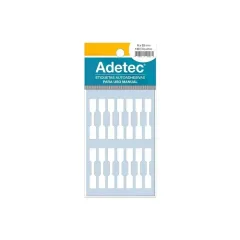 Etiqueta 9X53 Mm Blanca Para Joya 140 Unidades. Adetec