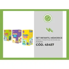 Memorice Mix 3 Tematicas 28 Pzs Adetec