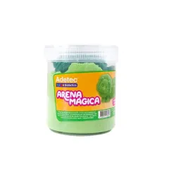Arena Magica Con Molde 450 Grs Color Verde Adetec