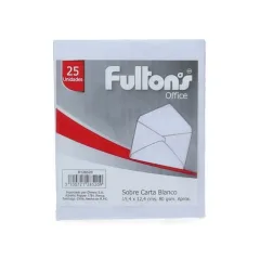 Sobre Carta Blanco Fultons