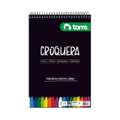 Croquera 21X32 Oficio 100 Hojas Torre