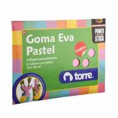 Estuche Goma Eva 6 Pliegos Torre