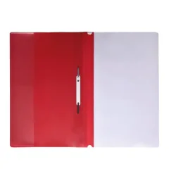Carpeta Vinil Con Sujetador Oficio Roja Auca