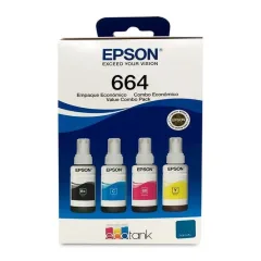 Tinta Epson 664 Pack 4 Col.