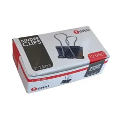 Doble Clips 25 Mm 12 Unidades Torini