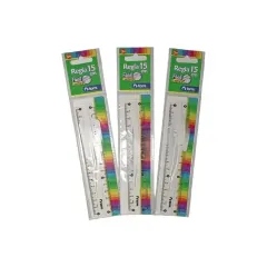 Regla 15 Cms Plastica Torre