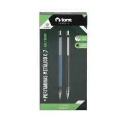 Portamina 0.7 Mm Metalico Mix Col. Torre