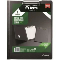 Tabla Apretapapel Pvc Doble Oficio Torre
