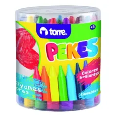Lapices 24 Col. Maxi Crayones Pekes Torre