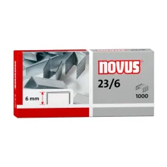 Corchetes 23/6 1000 Unidades. Novus