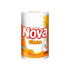 Toalla Papel 1 Rollo 12 Mt Clasica Nova