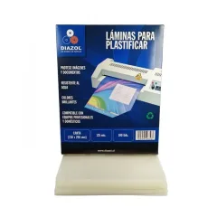 Lamina Termol. Carta 5 230X290 Mm 125 Mc 100 Unidades. Diazol