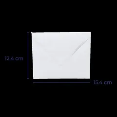 Sobre Carta Blanco 12.4X15.4