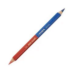 Lapiz Bicolor Grueso Rojo-Azul Lyra