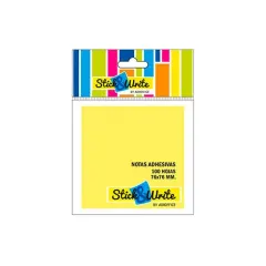 Nota Adhesiva Stick & Write 76X76 100Hj Amarillo