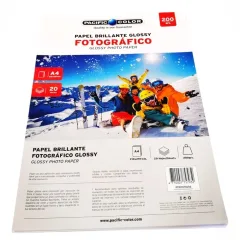 Papel Fotografico Adhesivo Brillante 200Grs 20 Hojas Lavoro A4