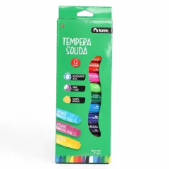 Tempera 12 Col. Solida Torre