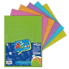 Set Goma Eva 20X30 Tornasol Col. Surtidos Art And Craft