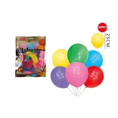 Globos Colores Surtidos 50 Unidades. 25 Cm Feliz Group