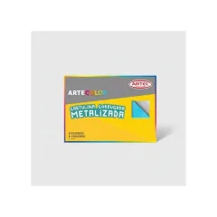 Estuche Cartulina Corrugada Metalizada 6 Pliegos Artel