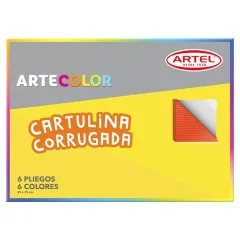 Estuche Cartulina Corrugada 6 Pliegos Artel