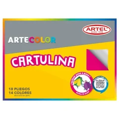 Estuche Cartulina 18 Pliegos Artel