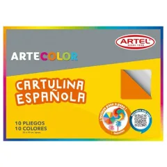 Estuche Cartulina Española 10 Pliegos Artel