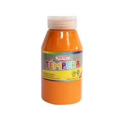 Tempera 250 Cc Naranja Artel