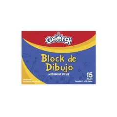 Block Dibujo Medium 99 1/8 15 Hojas Giorgi