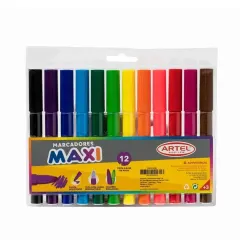 Marcador 12 Col. Maxi Artel